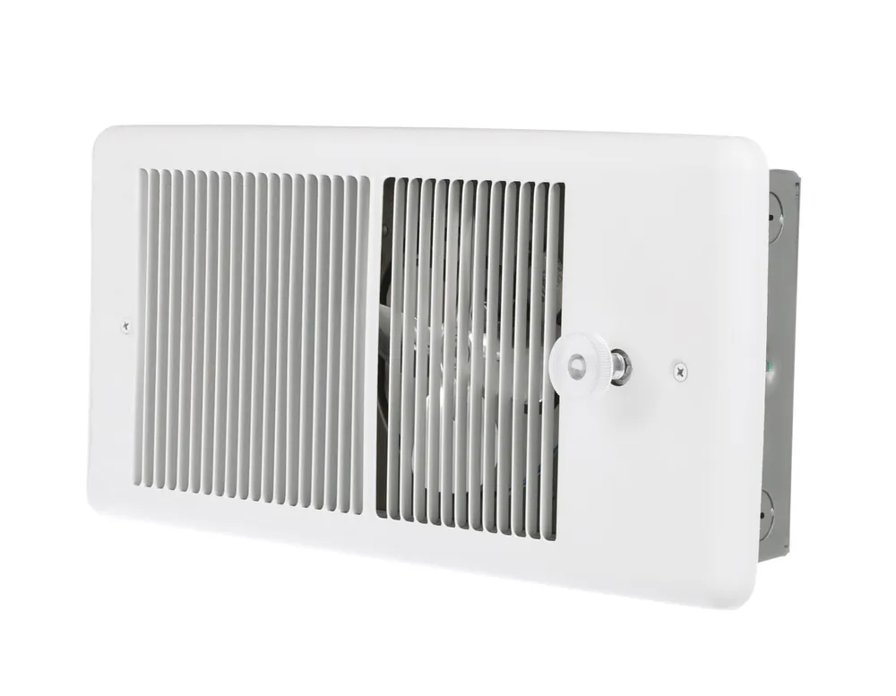 TPI HF4315T2RPW Low Profile Fan Forced Wall Heater 240/208 Volts 1500/1124 Watts