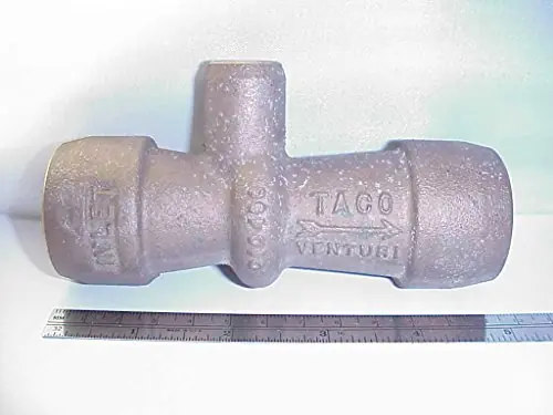 Taco VF-125-050 Venturi Tee Fitting - 1-1/4 x 1-1/4 x 1/2