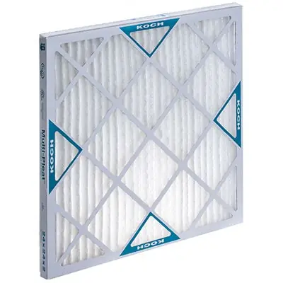 24x14x1 Semi-Standard Pleated Air FilterGreen, Koch 102-101-005 (12 pcs)