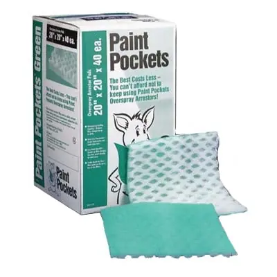 50 x48 High-Capacity Green Paint Pocket FilterKoch 546-048-50M