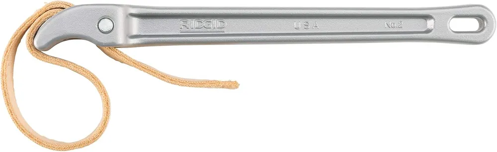 SK0296351-US20260702-105043-0 RIDGID 31340 Model 2 Strap Wrench 2-inch Capacity Adjustable Strap Wrench - Image 1