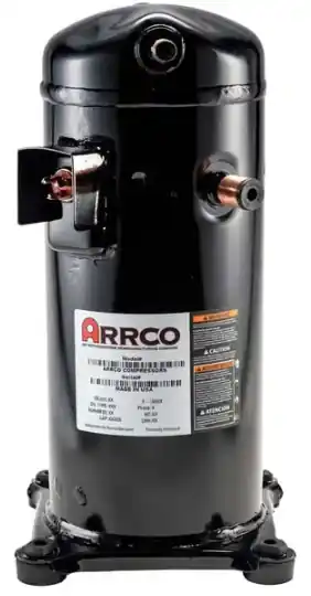 SK0296422-US20260702-105043-0 Arrco AR26KP-BFV Scroll Compressor 2 Tons 25300 BTU 208/230V Single Phase - Image 1