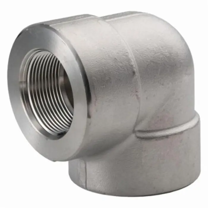 Merit Brass 3401D-32 Pipe 90 Degree Elbow 2 Inch FNPT 3000 lb