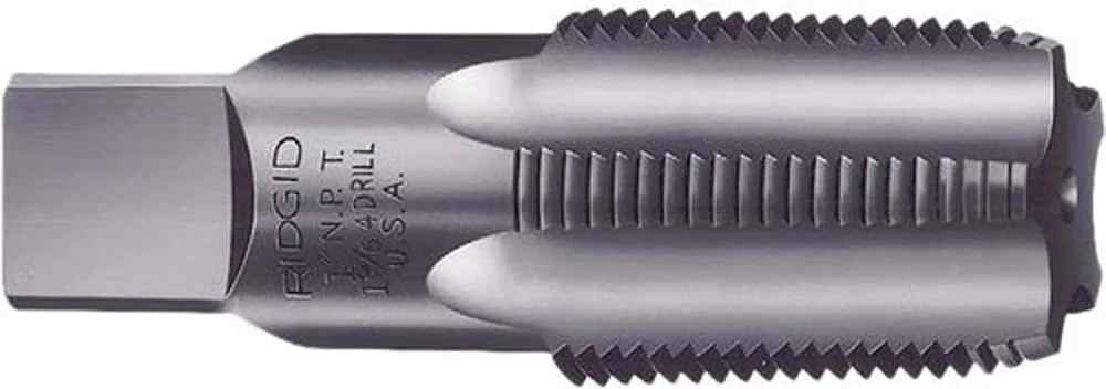 Ridgid 35825 Pipe Tap 3/8-18 NPT Carbon Steel Black Oxide