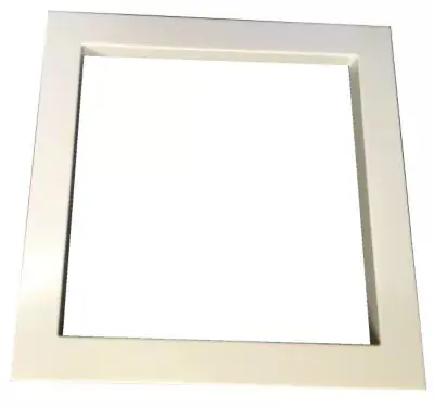 Construction Solutions DBX-2.001 Plastic Snap On Trim Ring For DBX1000 Dryer Vent Box 2 inches x 4 inches or 2 inches x 6 inches Framing