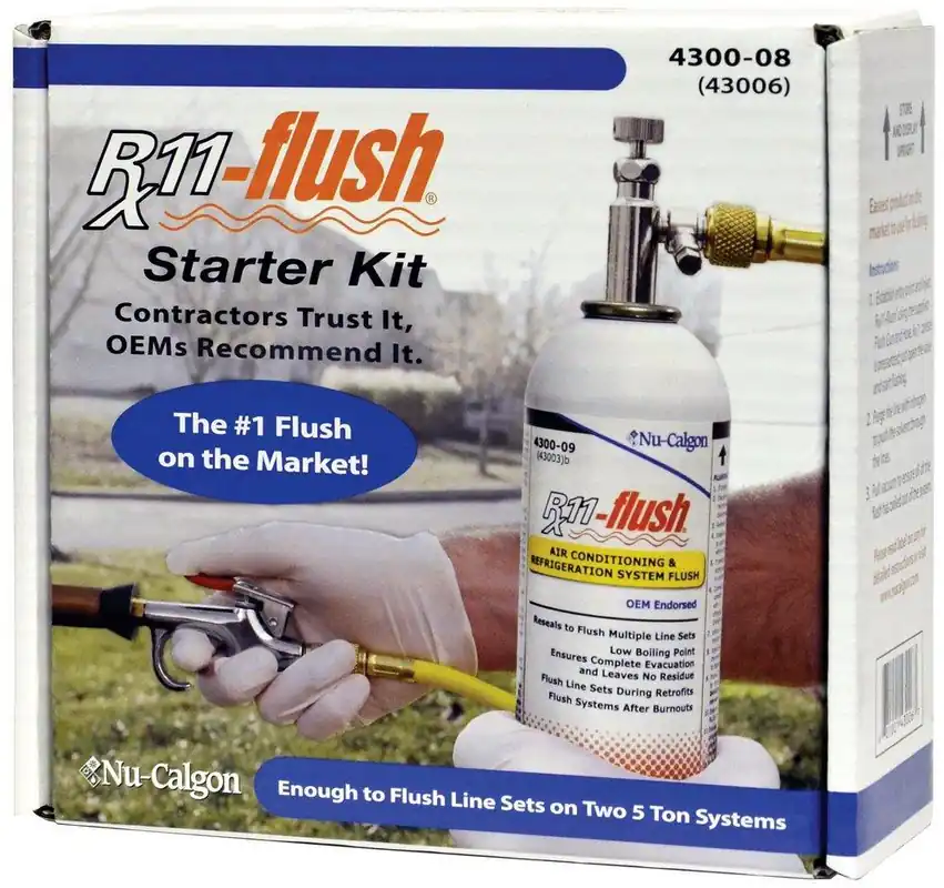Nu-Calgon 4300-08 Rx11-flush Line Set Flush Kit