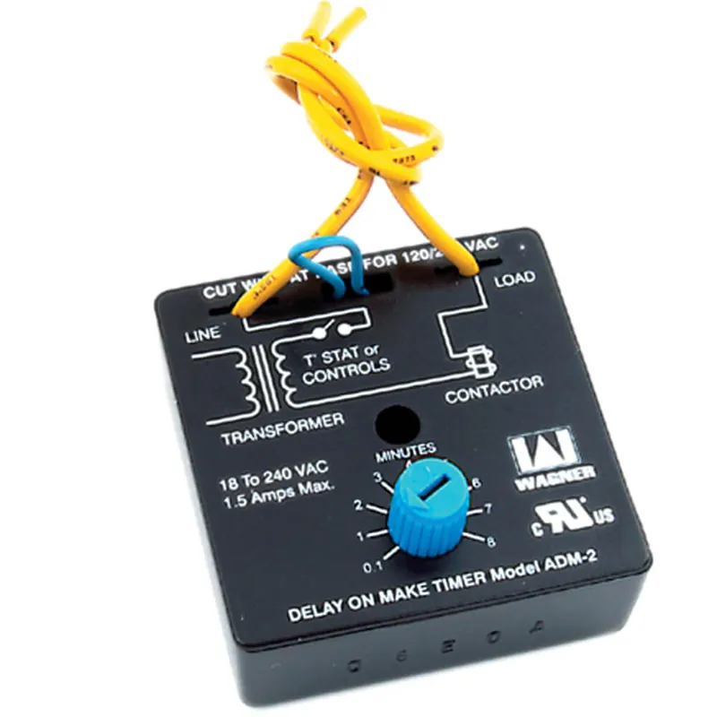 SK0297448-US20260702-105043-0 DiversiTech ADM-2 Adjustable Delay on Make Timer w/ Terminal Leads (6 Sec. to 8 Min.) - Image 1