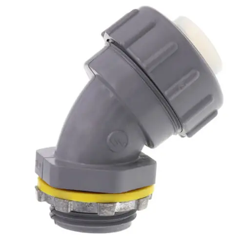 SK0297457-US20260702-105043-0 DiversiTech 750-NMLT4575 3/4 Non-Metallic 45-Degree Elbow Connector - Image 1