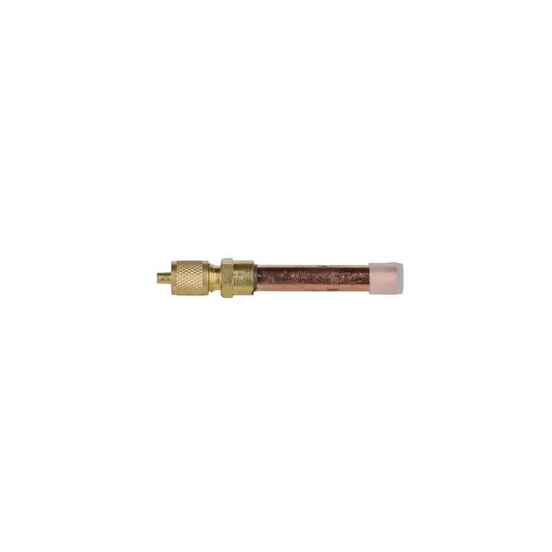 SK0297467-US20260702-105043-0 DiversiTech VAX-6 Access Fitting 3/8 OD x 1/4 ID Extended Copper Tube 3/Pk - Image 1