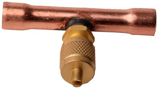 SK0297471-US20260702-105043-0 DiversiTech VTS-68 Solder Tee Access Fitting 3/8 x 3/8 x 1/4 3-Pack - Image 1