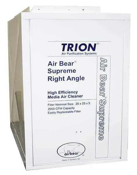 SK0297673-US20260702-105043-0 TRION 447380-511 Air Bear Right Angle Supreme Grey MERV 11 18x25x27 - Image 1