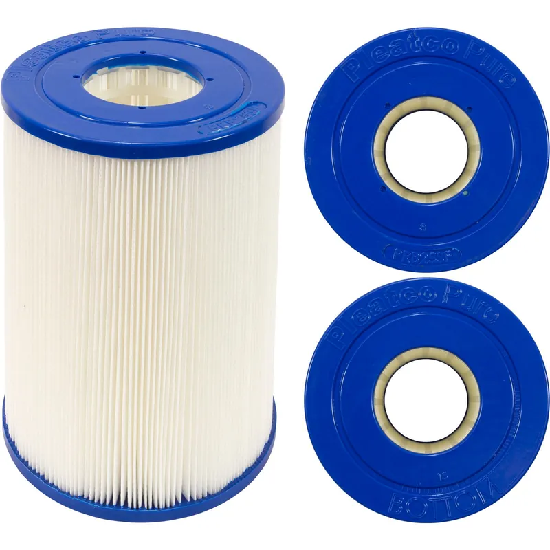 Pleatco PRB25SF-JH-PAIR Cartridge, 50sqft, 2-1/8 inches OT, 2-1/8 inches OB, 5, 6-5/8 inches L, 3oz, Pair