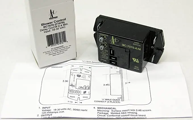 SK0299413-US20260702-105043-0 Tempstar 1005229 CONTROL FAN TIMER NUG050BFA26 SEE FSP1065750 - Image 1