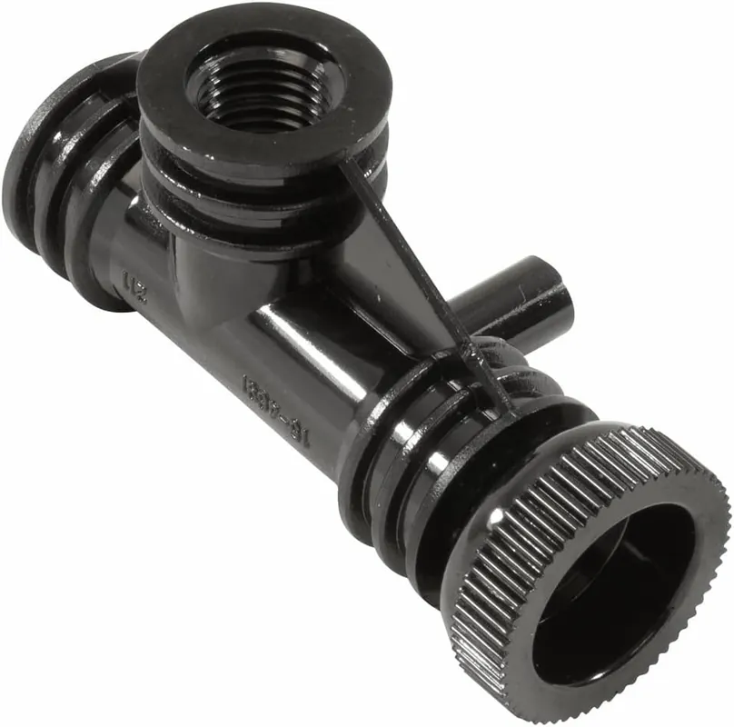 SK0299909-US20260702-105043-0 Pentair 154689Z Tee Air Bleed Assembly, Black - Image 1