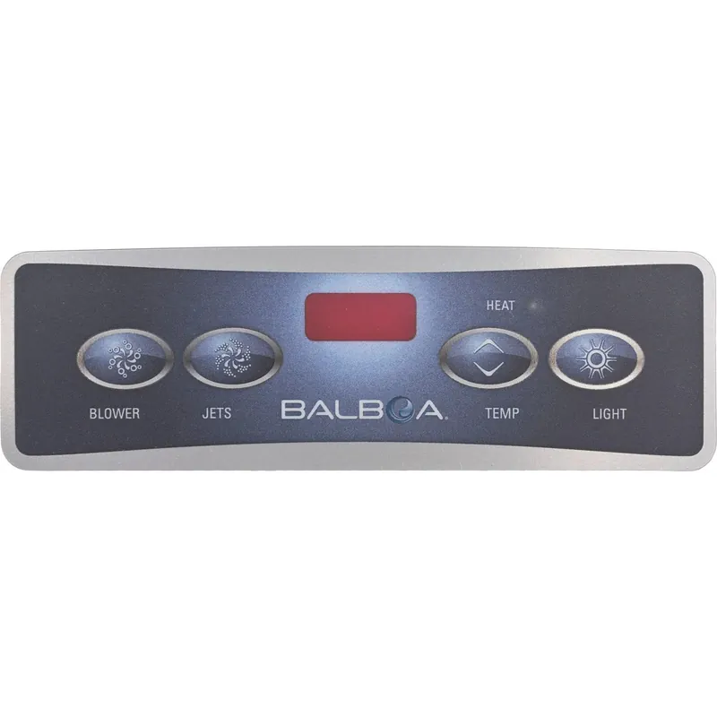 Balboa Water Group 10671 Overlay, BWG Lite Duplex Digital, Blower/Jet/Light, LED