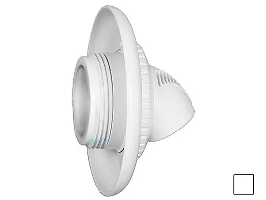 SK0300879-US20260702-105043-0 Infusion VRFTHFWH Inlet Fitting Venturi 1-1/2 Inch Threaded Flange Inlet - White - Image 1