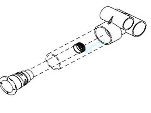 Waterway 210-3700 Poly Gunite Assembly 1.5 Air