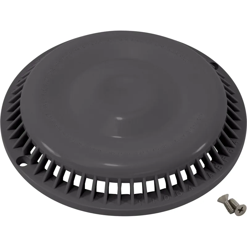 Afras Industries 11064DKGY Main Drain Cover Anti Vortex 7.375 inch diameter