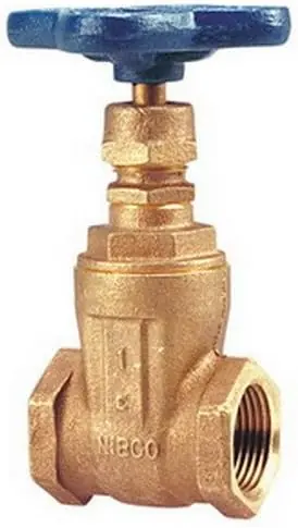 SK0302650-US20260702-105043-0 NIBCO NL0J00D T-113 Bronze Gate Valve 2 Inch Solid Wedge - Image 1