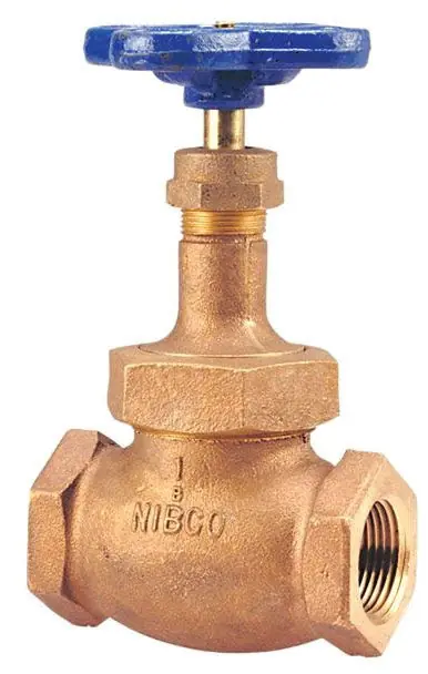 NIBCO NL3400C 1-1/2 Inch Bronze Globe Valve Handwheel Multi-Turn