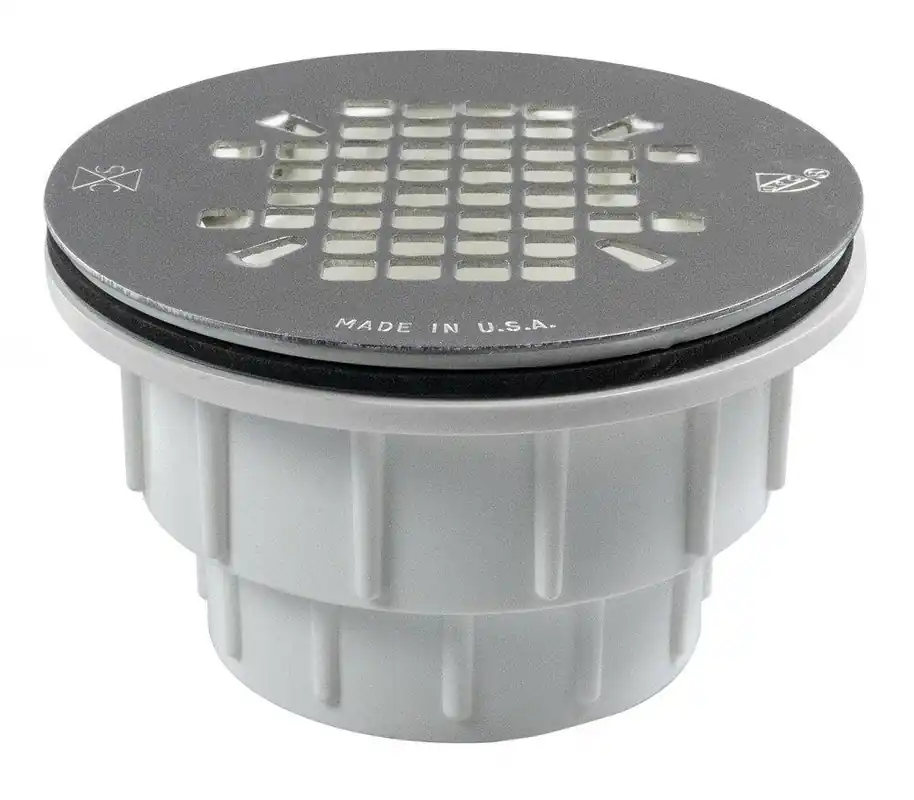 SK0302843-US20260702-105043-0 Sioux Chief 825-27P 2 in. Push On Plastic White Shower Drain - Image 1
