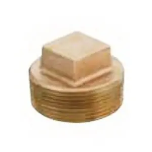 Matco-Norca B-PL07LF 1-1/2Inch Mpt Square-Head Brass Plug Lead-Free