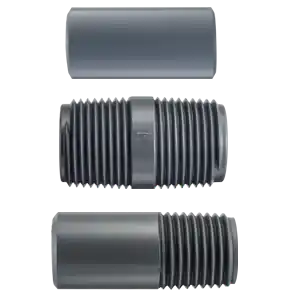 Spears 885-025 PVC Nipple 1-1/4 inches x 2-1/2 inches Schedule 80