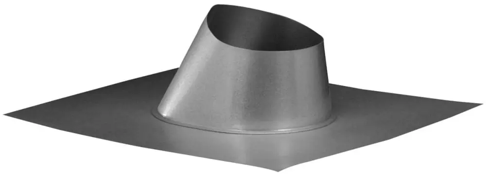 Hart & Cooley 16026 B-Vent Roof Flashing 3 Dia 6/12-12/12 Pitch Adjustable Square 3RFA