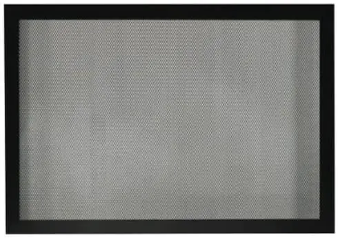 Empire Industries DVFQ36TBL Fireplace 36 Tall Barrier Screen - Matte Black