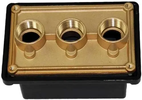 Pentair 78310700 Junction Box with Cover, 3/4 inch and 1 inch Ports