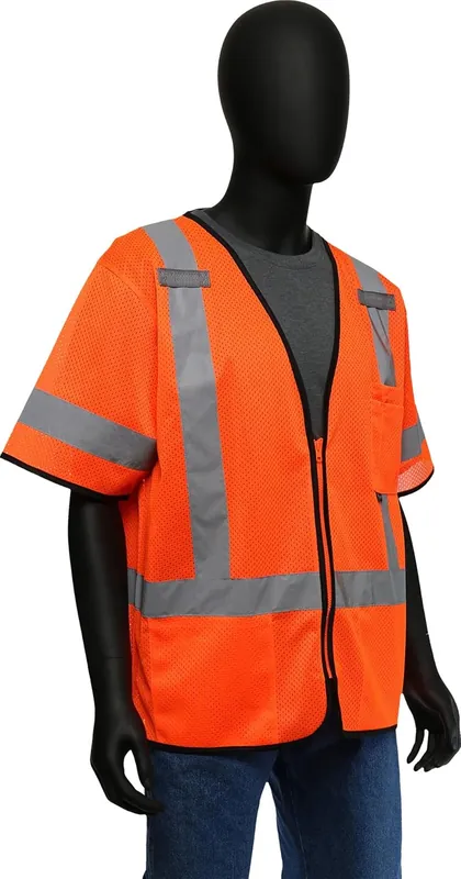 SK0306810-US20260702-105043-0 West Chester 47303 L ANSI Class III Standard Vest 2 Inch Reflective Tape - Image 1