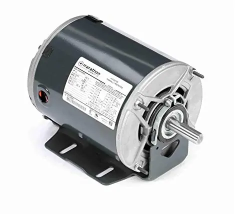 PEMS MK1410 56 Frame 5K46KN4085X Belt Drive Motor, 3 Phase, Resilient Ring Mount, Ball Bearing, 3/4 hp, 1800 RPM, 208-230/460 VAC