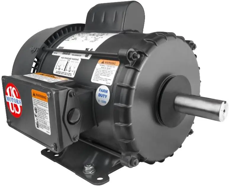 SK0308681-US20260702-105043-0 Nidec FD3CM2K18 Electric Motor 3 HP 1800 RPM 184T Frame TEFC 230V - Image 1