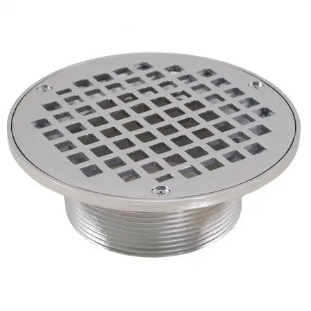 Jones Stephens Corp D60992 Spud and Strainer 3-1/2 inches IPS Brass Chrome Plated
