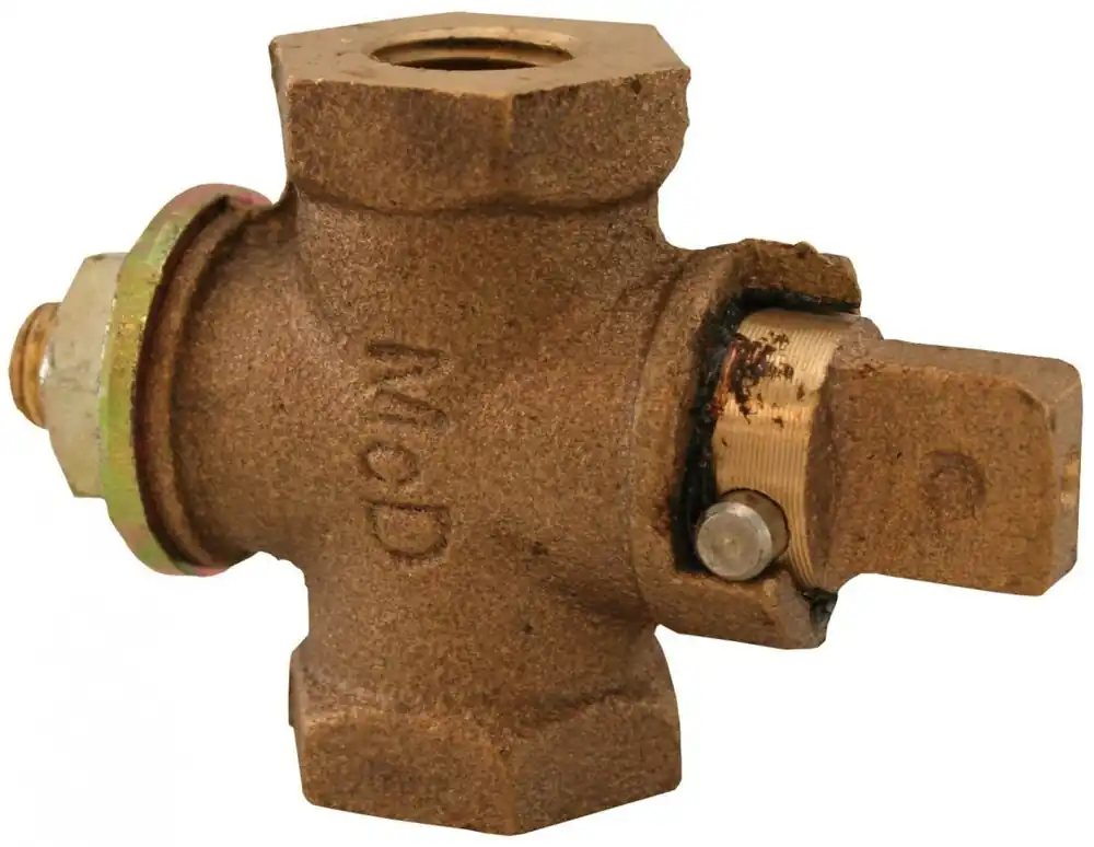 SK0310154-US20260702-105043-0 Jones Stephens G19125 1-1/4 FIP Flat/Tee HD Gas Stop W/Check - Image 1