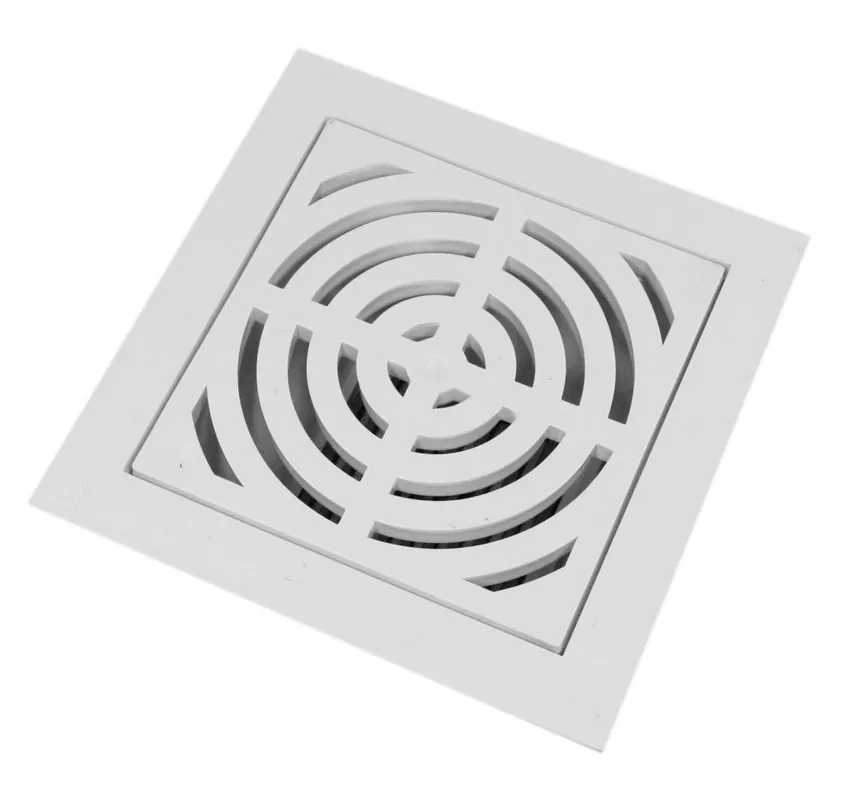 SK0310351-US20260702-105043-0 Jones Stephens S49092 2 PVC Floor Sink W/Full Grate & Flat Str - Image 1