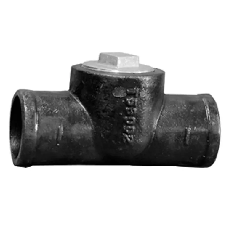 Jones Stephens T56014 4 in. No Hub Cast Iron Test Tee with Plug