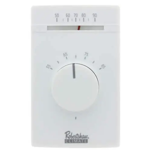 Robertshaw 801-22 SPST Line Voltage Thermostat Heating