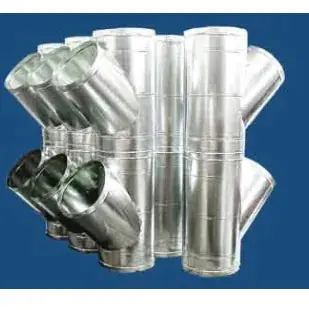 M&M Manufacturing 800654 Wye Duct Pipe 6x5x4