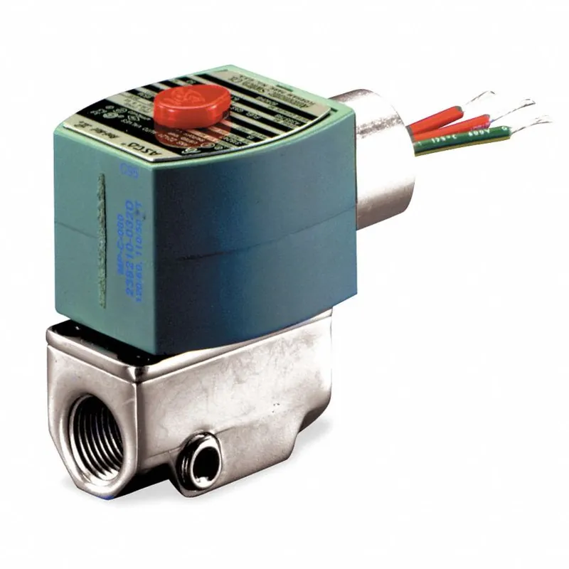 ASCO 8040H008 120/60 110/50 3/8 X 5/16 2NC ALUM 6.1/F W AC
