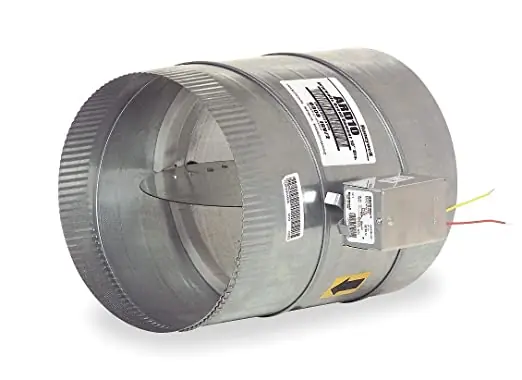 Honeywell ARD6 Steel Round Automatic Damper 12 inches Galvanized
