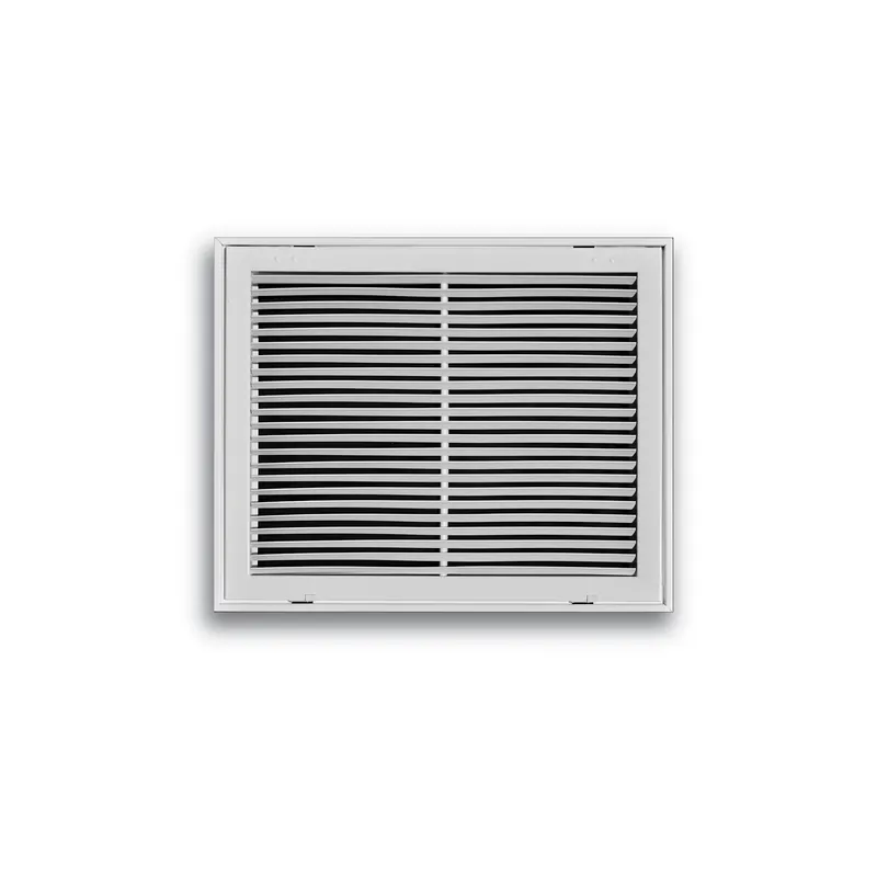 Truaire 29020X25 20 inches x 25 inches White Steel Fixed Bar Return Air Filter Grille