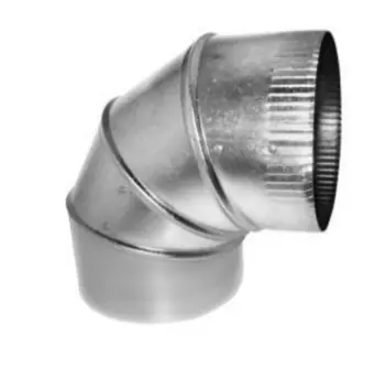 Mitchell Metal Products Inc 2055-MM 5 In. 28 Gauge 90 Adjustable HVAC Elbow
