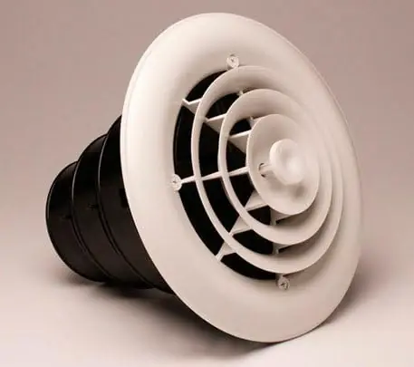 SK0314056-US20260702-105043-0 Airtec MV360S Round Diffuser Grille for 4/5/6 Duct - Image 1