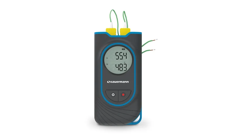 SK0314111-US20260702-105043-0 Sauermann SITT3 Si-TT3 - Dual Input Thermometer K Thermocouple Temperature - Image 1