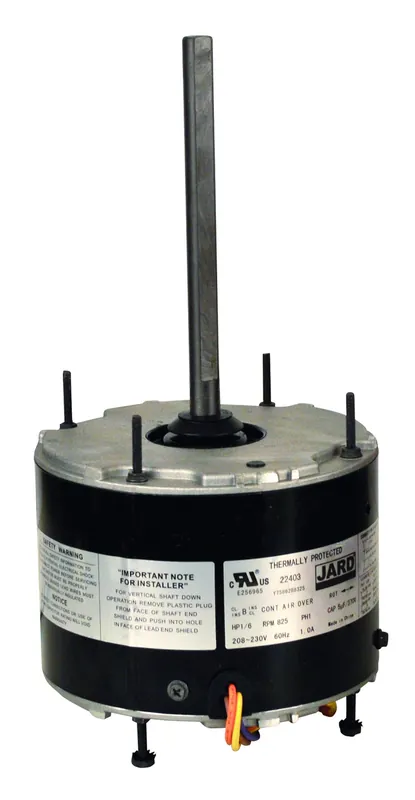 MARS 22403 JARD PSC Condenser Fan Motor 1/6 HP 208-230V 825 RPM 0833