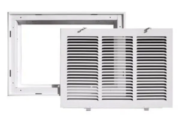 Rectorseal 190RF16X25 TRUAIRE 16 x 25, 1 Deep, 1-Way, Fixed Face, 1/2 STMPD LVR, Steel, Ceiling/Sidewall, White, Filter Grille