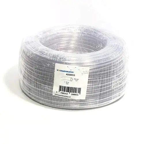 Sauermann ACC00910 Clear PVC Tubing 1/4 Inch Inner Diameter 164 Feet Roll