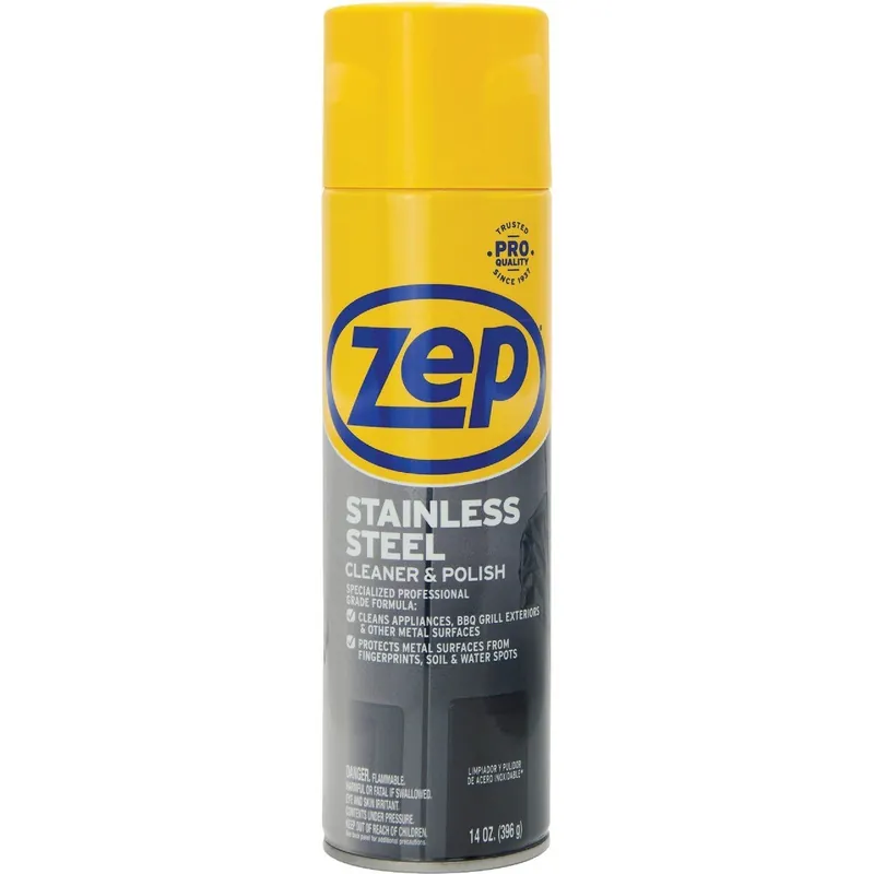 Zep ZUSSTL14 Stainless Steel Cleaner & Polish 14 Oz.