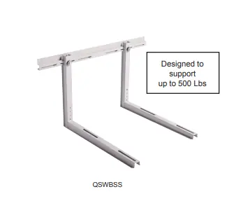 SK0315984-US20260702-105043-0 Mitsubishi Electric QSWBSS Wall Mounting Bracket - Image 1